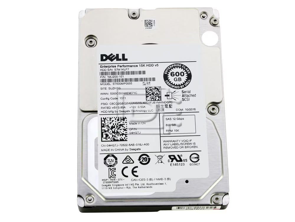 Harddisk fra DELL, modell ST600MP0005