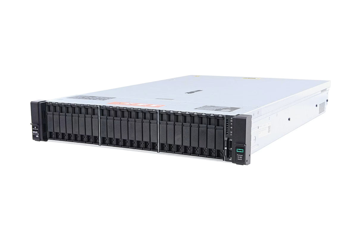 HPE ProLiant DL380 Gen10 24SFF – 36 kjerner, 768GB RAM, 25GbE, FC SAN