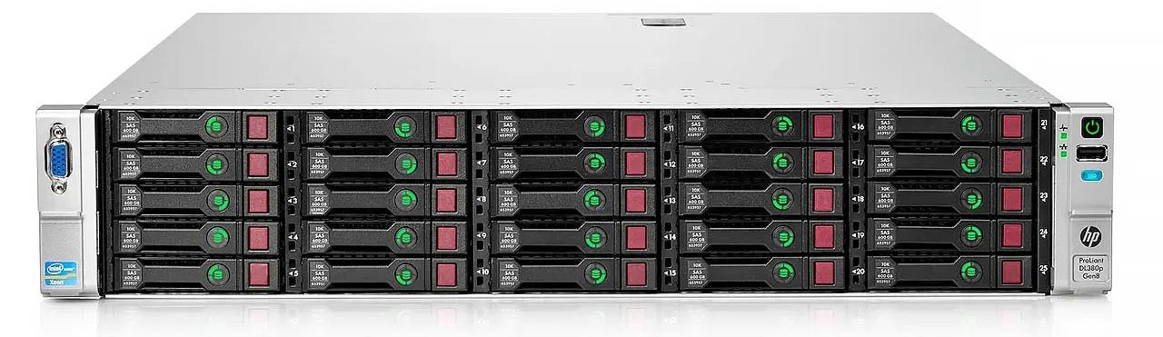 HP ProLiant DL380p G8 - xeon x2 - 24 disker - virtualisering!