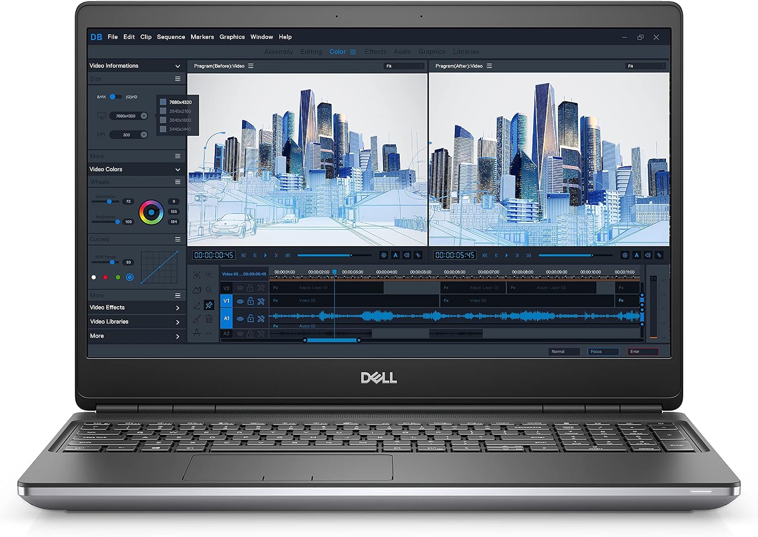 Dell Precision 7560 i9 | 64GB RAM | 1TB SSD | RTX A5000 | B-Grade-1