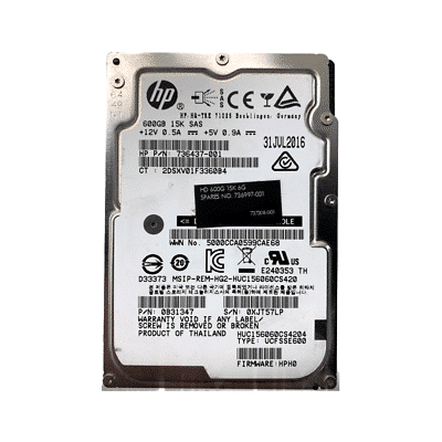 Harddisk fra HP, modell HUC156060CS420