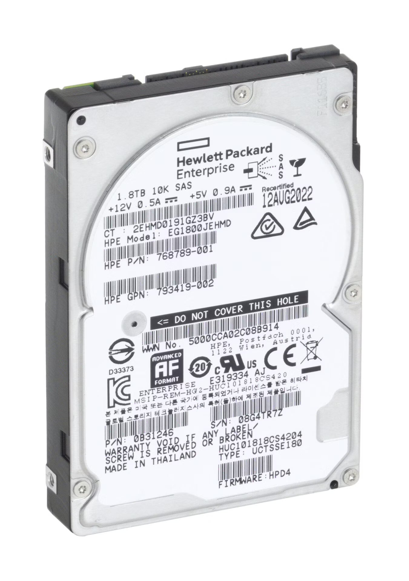 1.8TB HP HUC101818CS4204