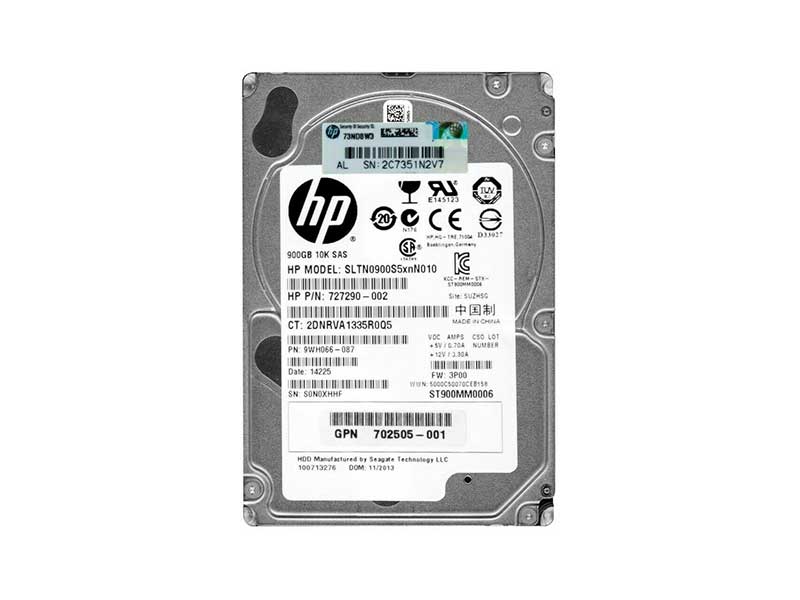Harddisk fra HP, model ST900MM0006