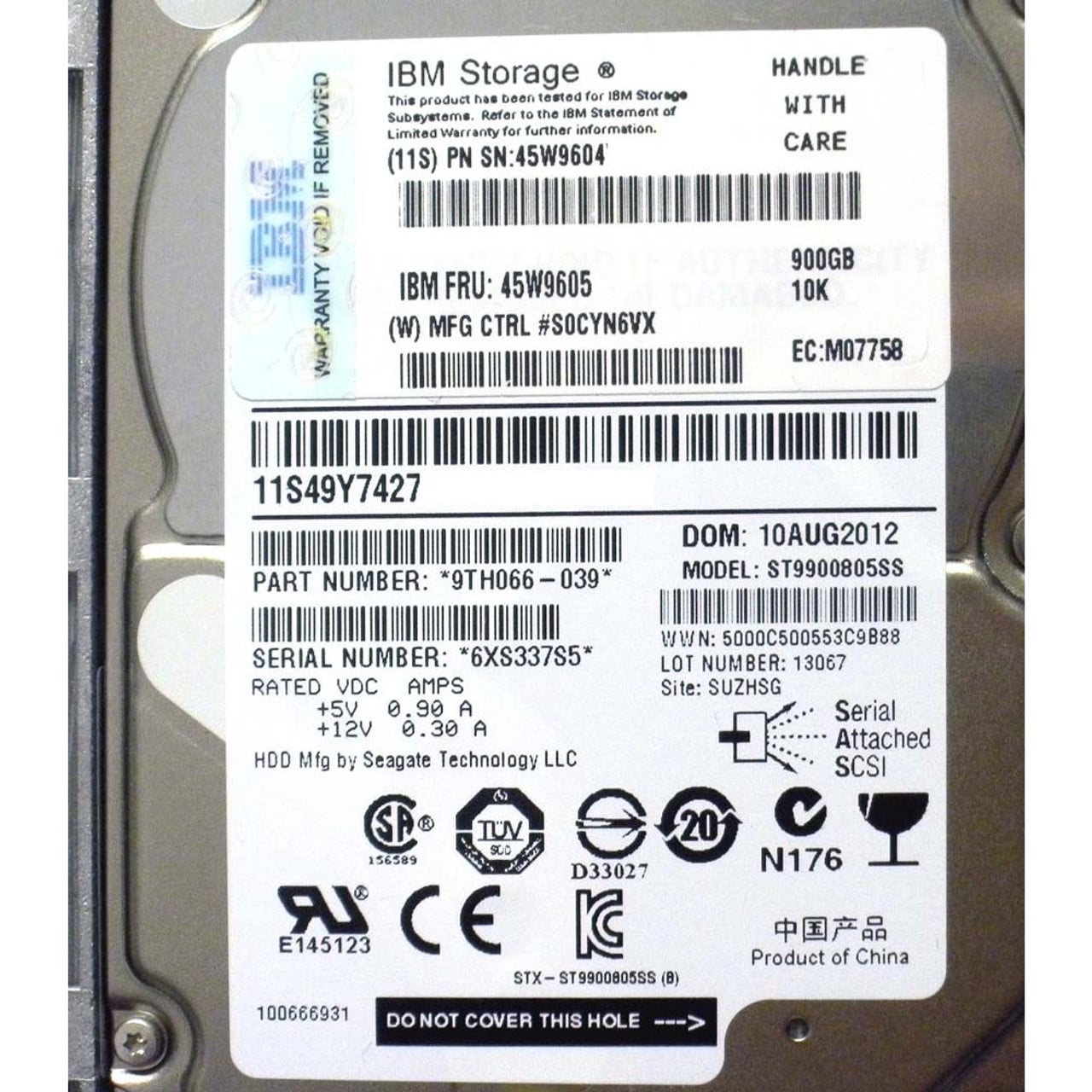 900GB IBM ST9900805SS-1