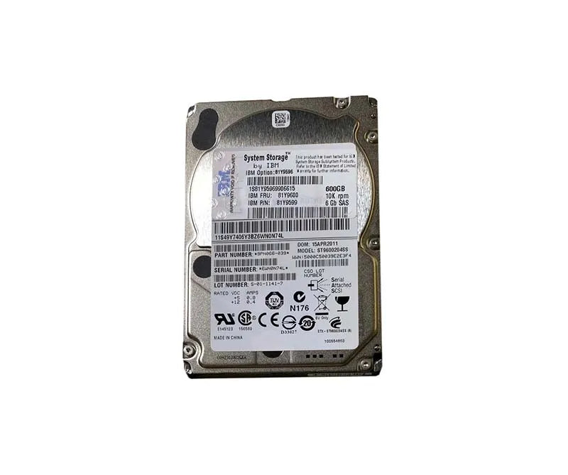 Harddisk fra IBM, modell ST9600204SS