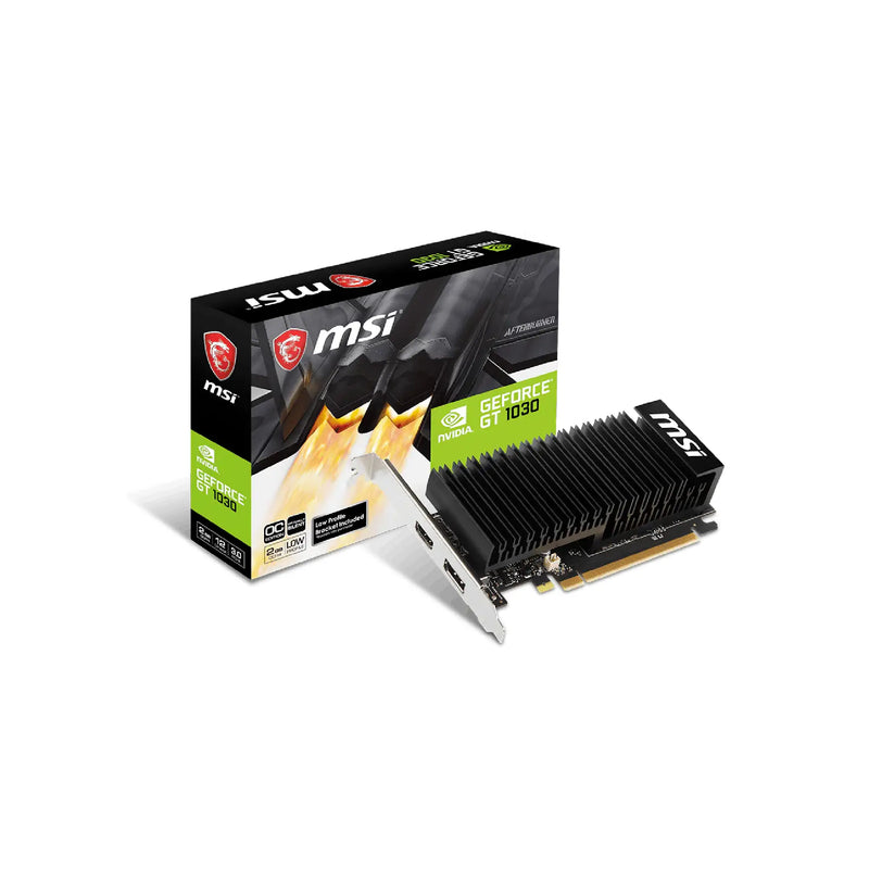 MSI GeForce GT 1030 2GB DDR4 OC Low Profile Skjermkort-1