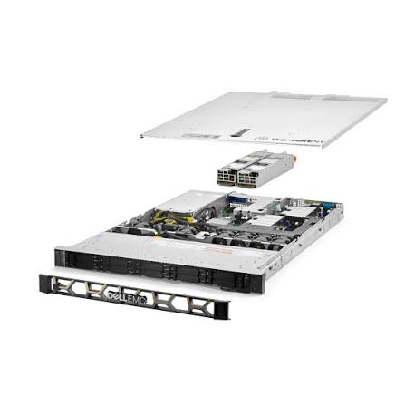 Dell PowerEdge R440 1U Rack Server - 2x Xeon Silver 4210 - 128GB RAM - 800GB SAS SSD - 3 års garanti