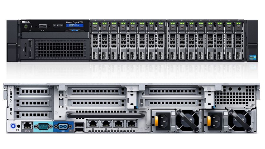 Dell PowerEdge R730 kraftig 2U enterprise-server virtualisering-1