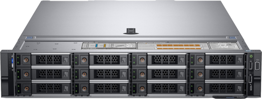 Dell PowerEdge R740xd 18-Bay LFF Server Xeon Gold 6148 128GB RAM 10GbE 3 års garanti