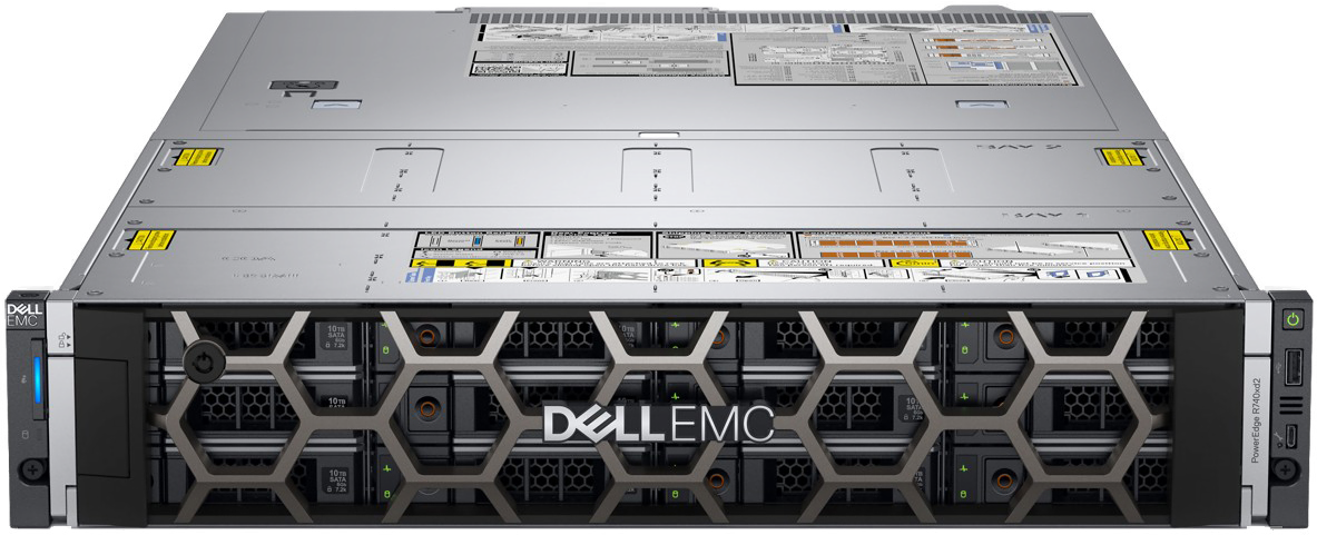 Dell PowerEdge R740xd 18-Bay LFF Server Xeon Gold 6148 128GB RAM 10GbE 3 års garanti-2
