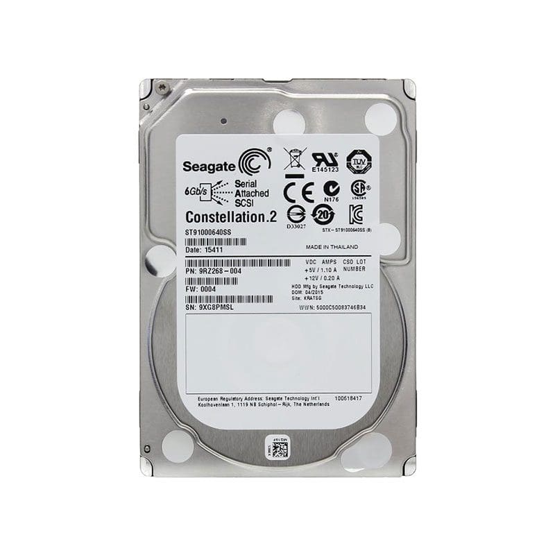 Harddisk fra Seagate, modell ST91000640SS