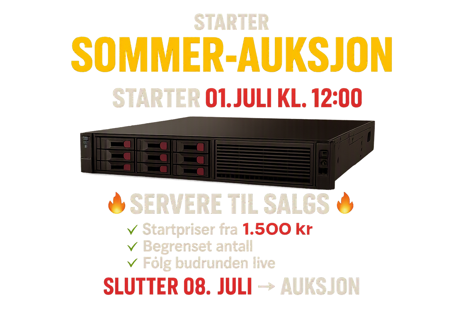 IT Garasjen starter sommerauksjon på servere!-1