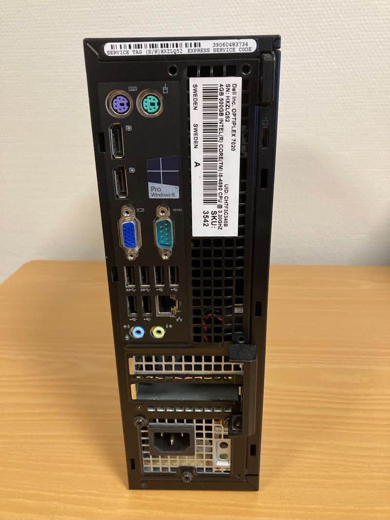 Dell Optiplex 7020 SFF i5-4590 8/256 DVD