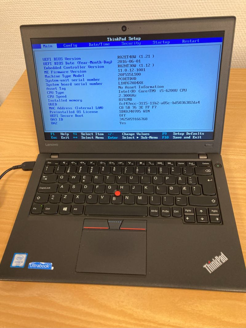 Lenovo Thinkpad X260 i5-6200U 8GB/256GB