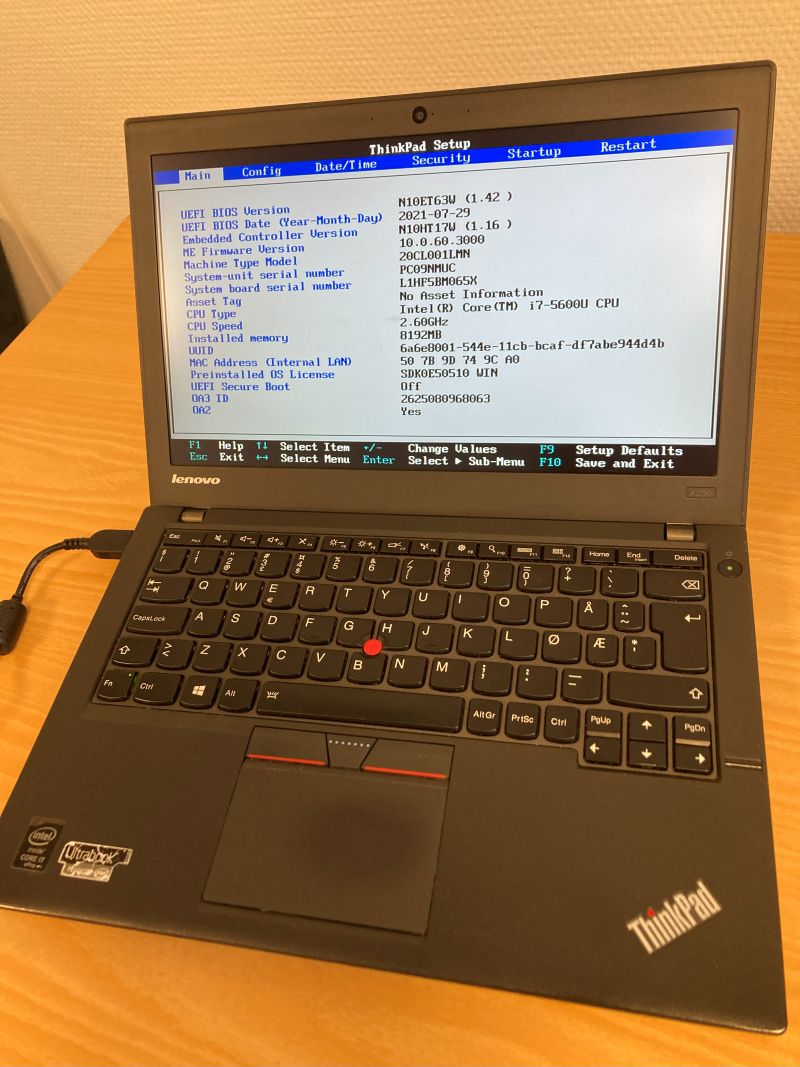 Lenovo Thinkpad X250 i7-5600U 8/256