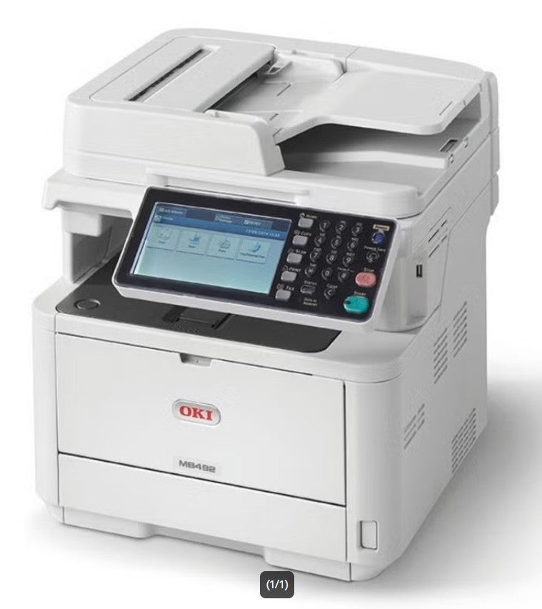 OKI MB492dn Mono LED MFP – Duplex, Nettverk, 40ppm Auksjon-1