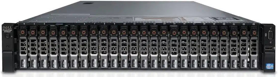 Dell PowerEdge R720xd server med plass for mange disker - selges rimelig